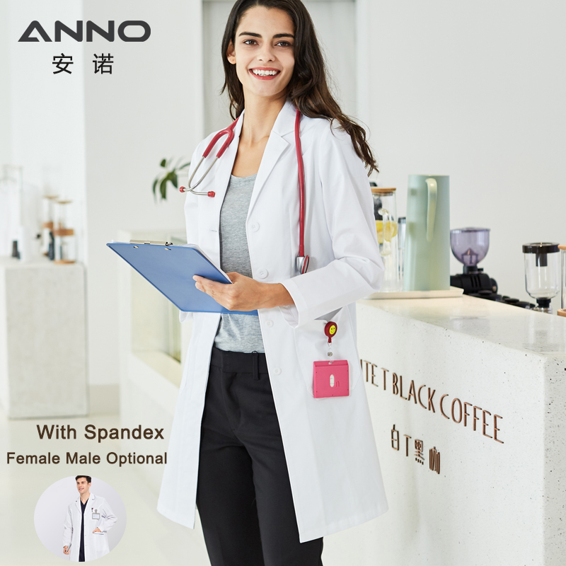 Medical Lab Uniform - ANNO Seragam Lab Lengan Panjang dengan