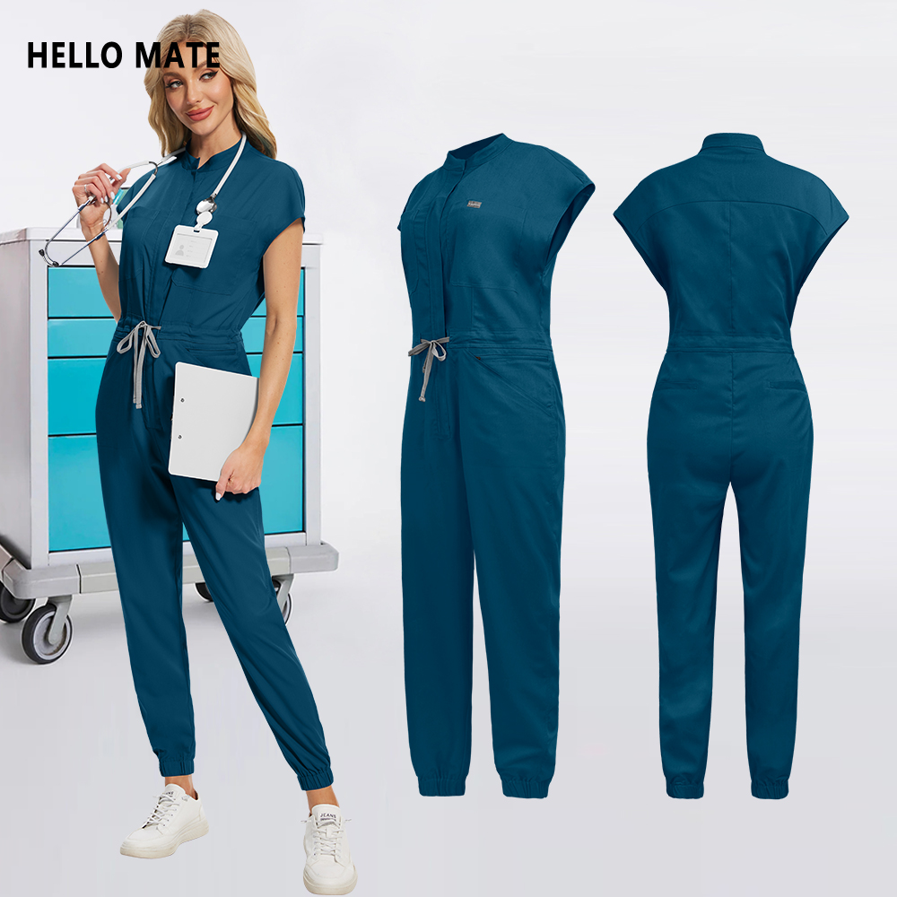 Medical Lab Uniform - Pakaian Scrub Medis Baru untuk Wanita