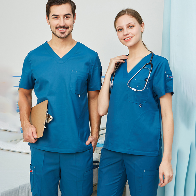 Medical Lab Uniform - Set Scrub Seragam Perawat Pakaian Kerja
