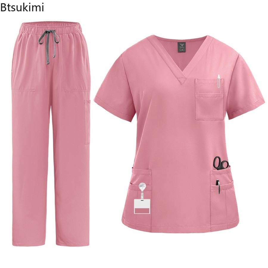 Seragam Perawat Wanita Set Ata - Medical Lab Uniform ulasan dan harga