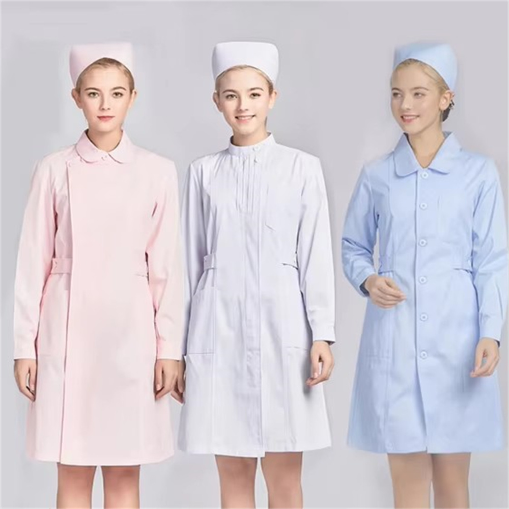 Mantel seragam putih bernapas  - Medical Lab Uniform ulasan dan harga