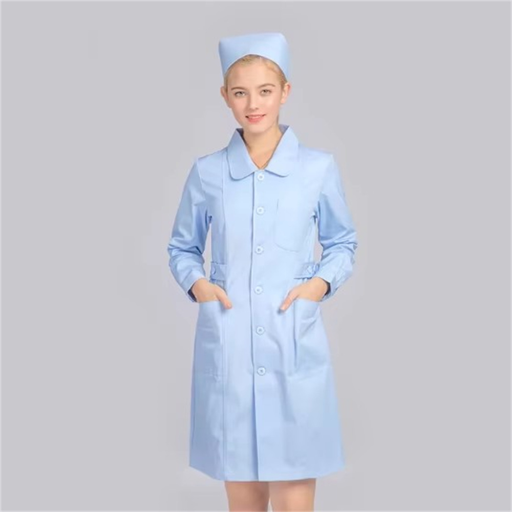 Mantel seragam putih bernapas  - Medical Lab Uniform ulasan dan harga