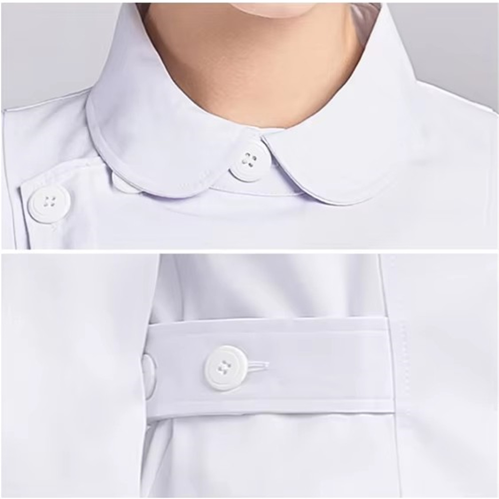 Mantel seragam putih bernapas  - Medical Lab Uniform ulasan dan harga