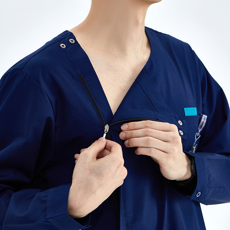 Seragam Perawat Ritsleting Scr - Medical Lab Uniform ulasan dan harga