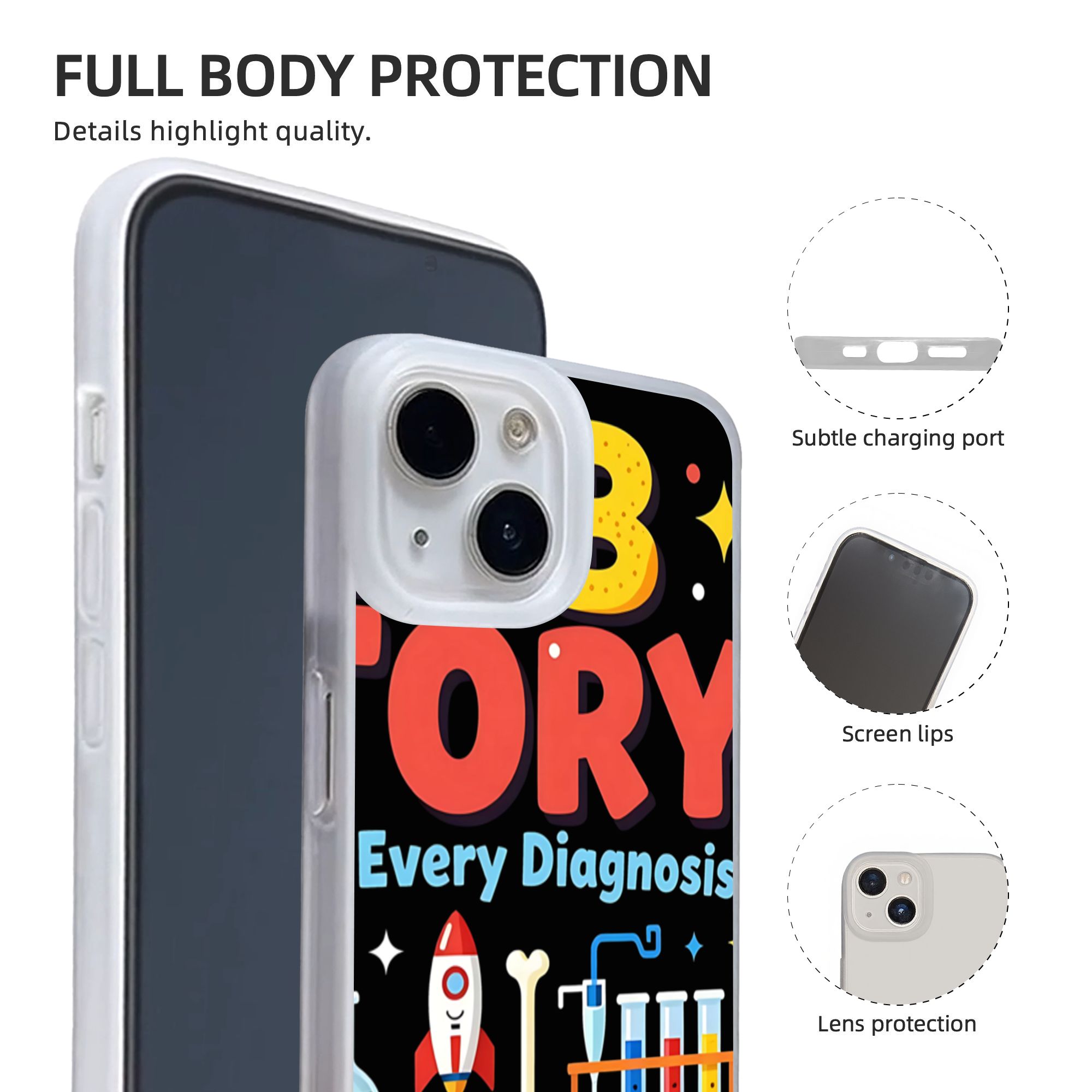 Casing Ponsel Anti Benturan Ne - Medical Lab Technician ulasan dan harga