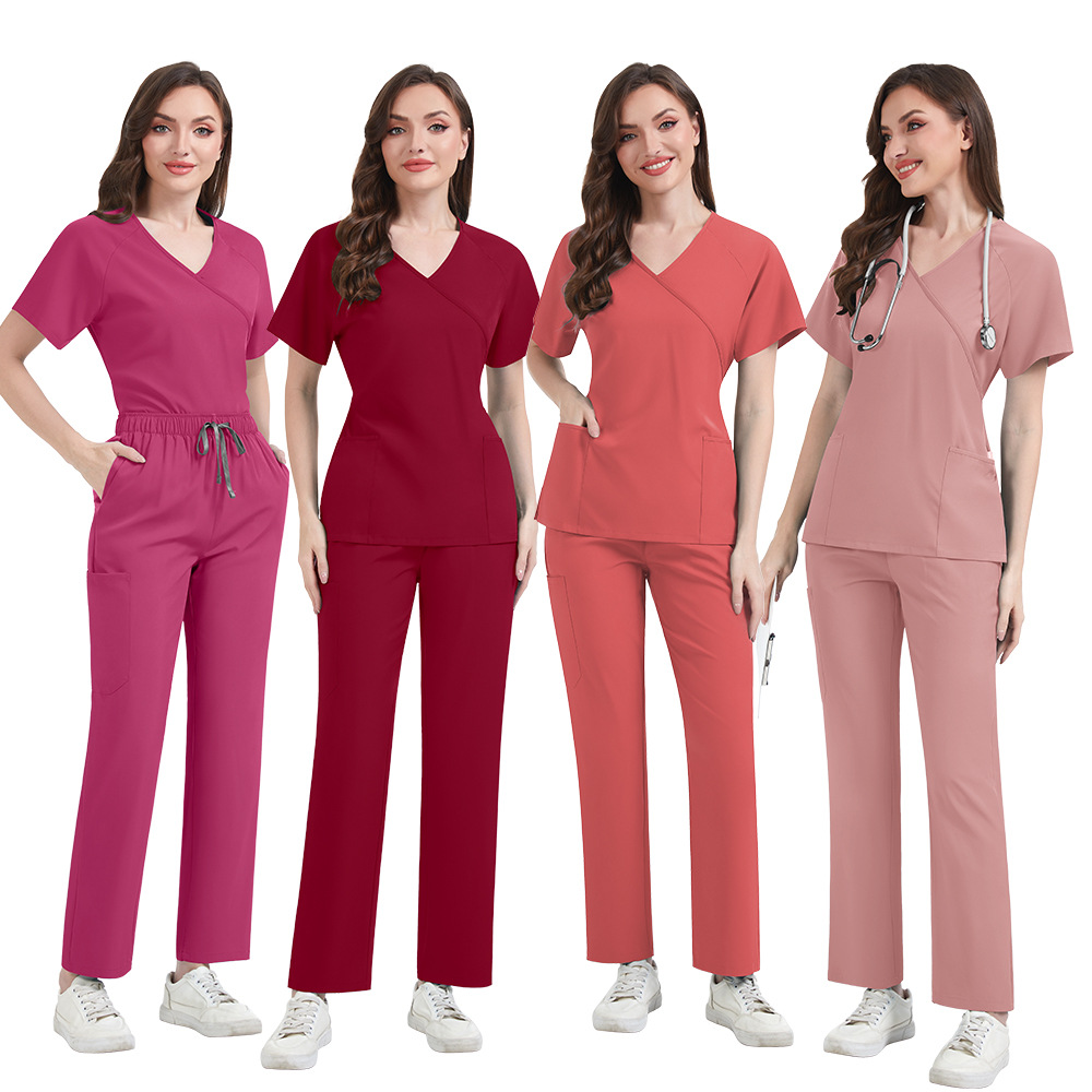 Setelan Scrub Wanita Slim Fit  - Medical Lab Uniform ulasan dan harga