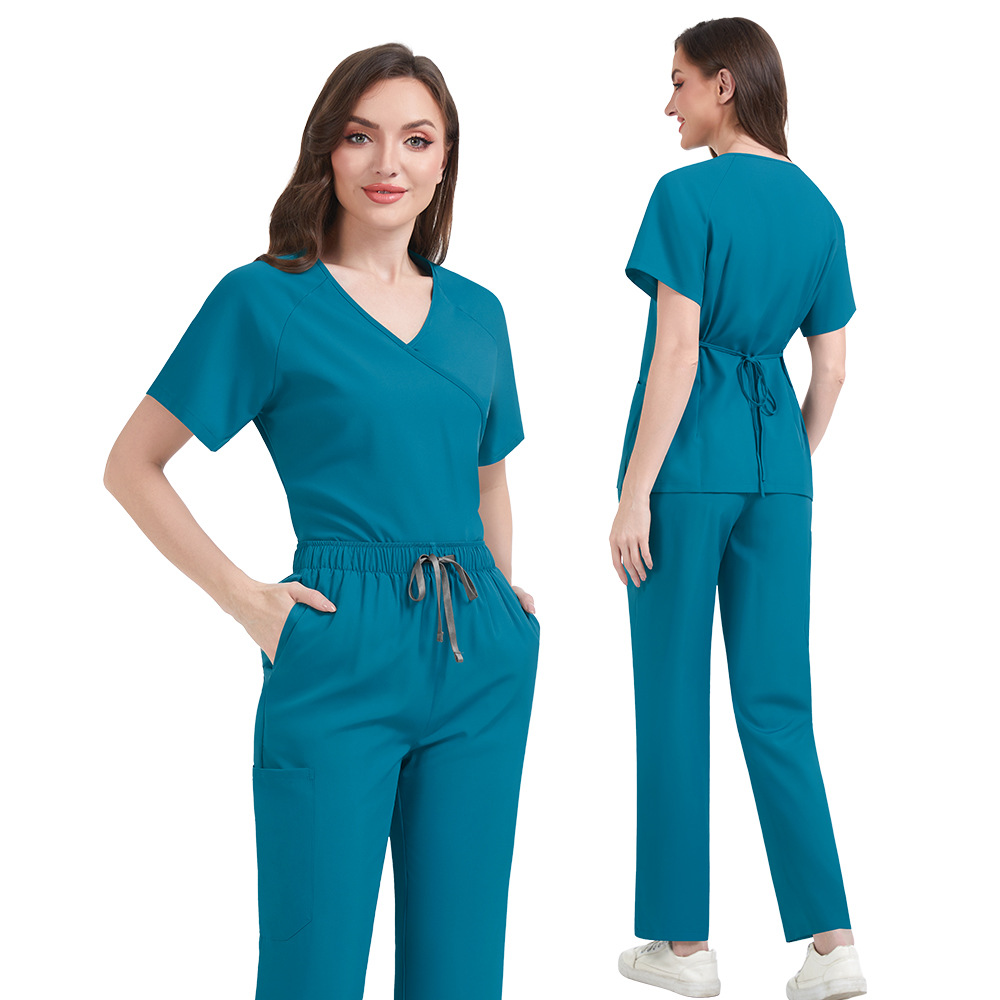 Setelan Scrub Wanita Slim Fit  - Medical Lab Uniform ulasan dan harga